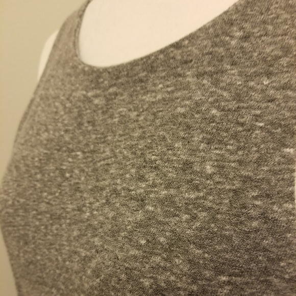 Praradox mixed media gray/black dress w/ pockets - Picture 4 of 4